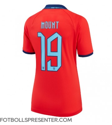 England Mason Mount #19 Borta Matchtröja Dam VM 2022 Kortärmad